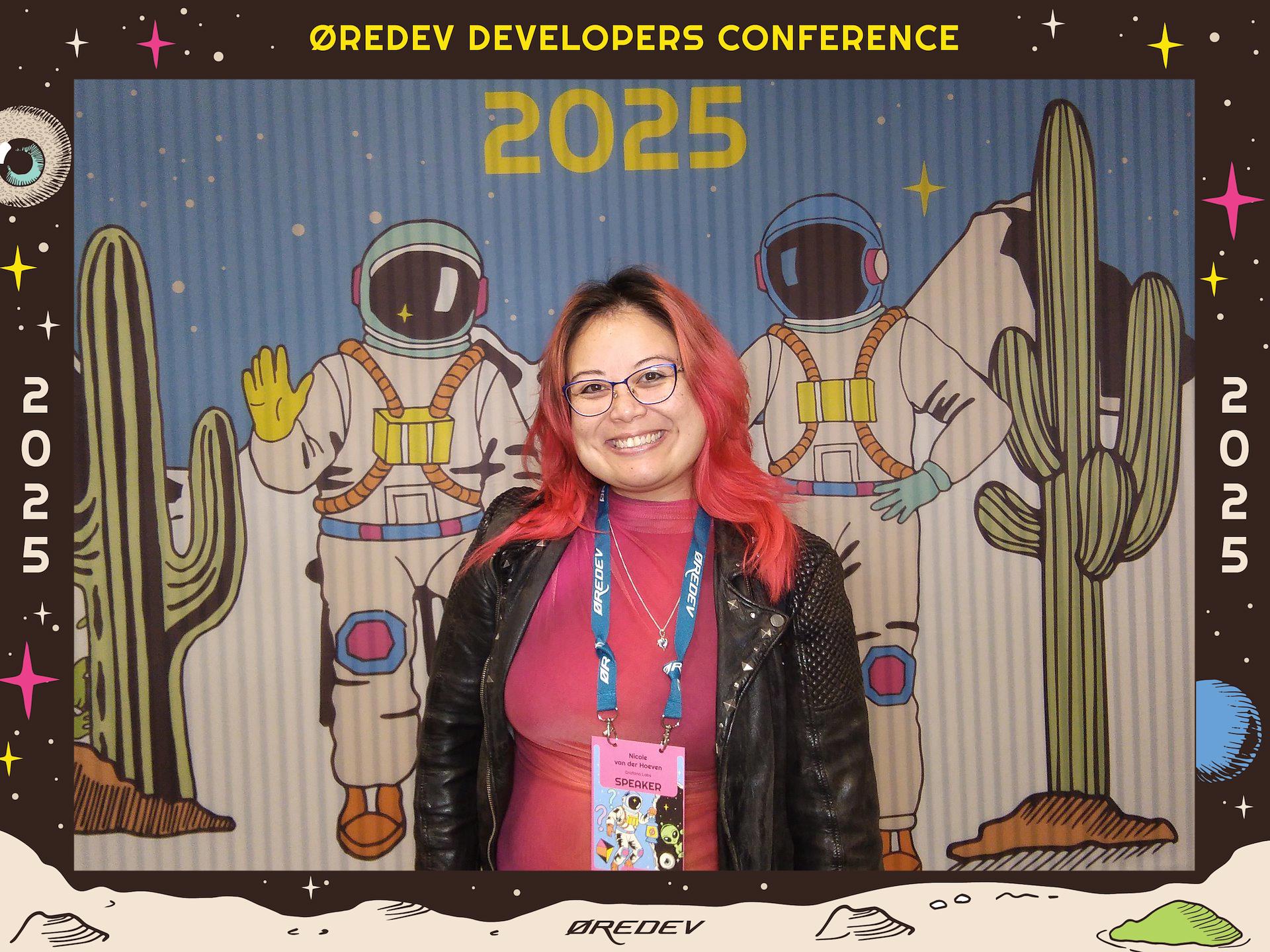 Photo of me at Øredev 2025