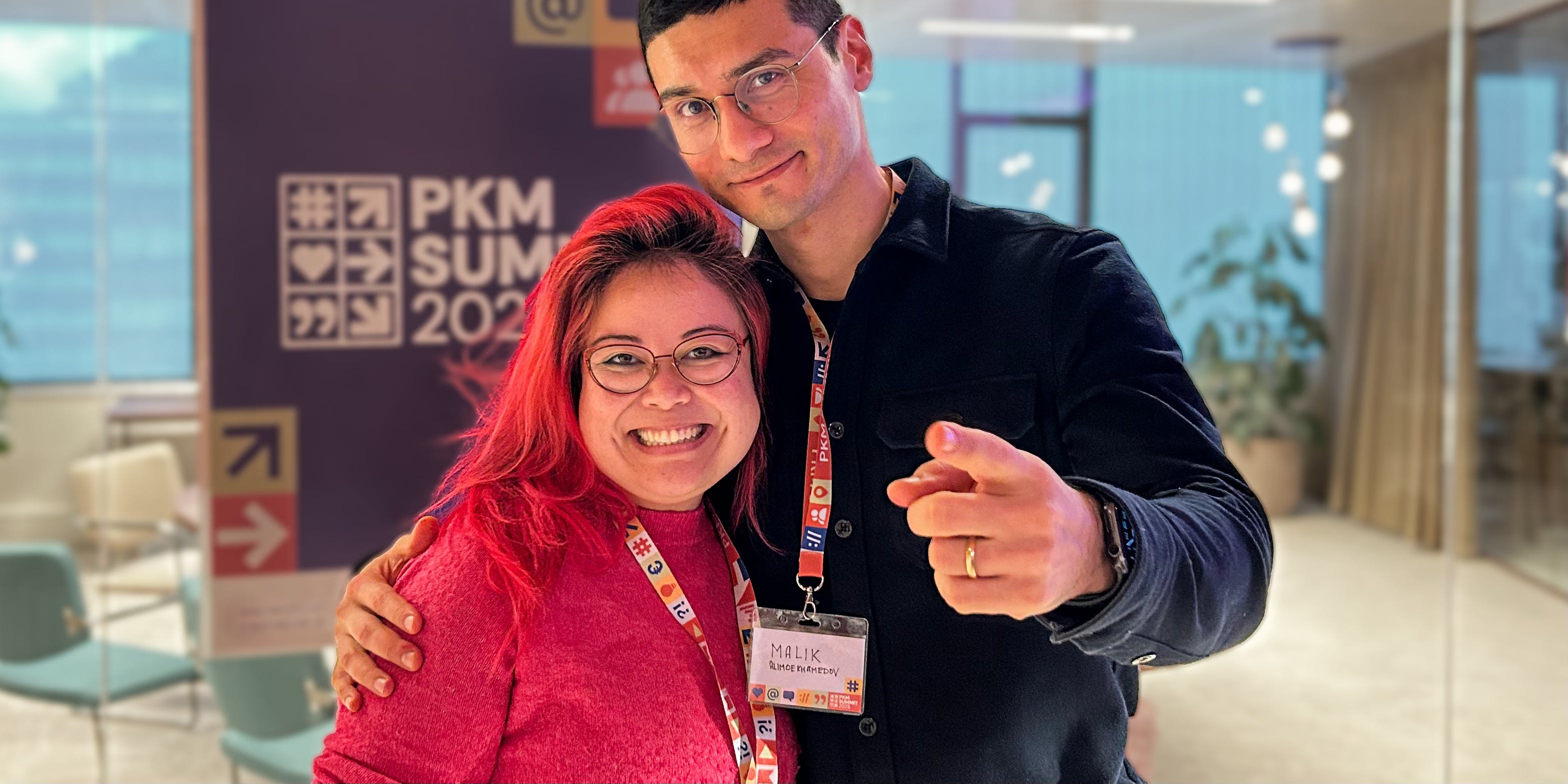 With Malik Alimoekhamedov at PKM Summit